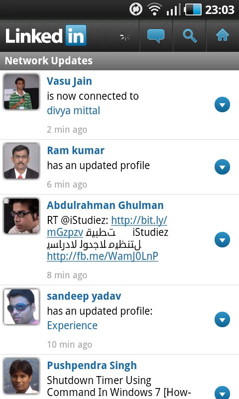Linkedin App Android4 Honeytech Blog