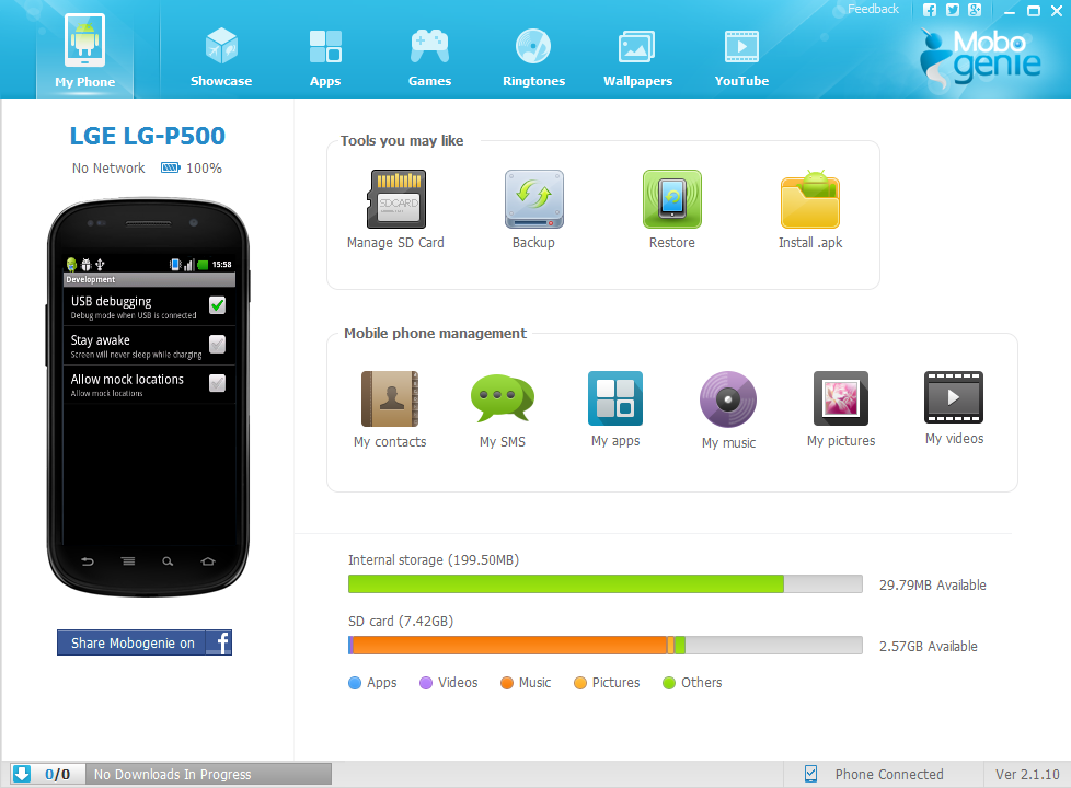 android phone manager for pc free